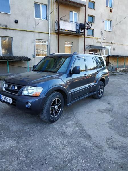 Купити Рейлінги Хром турецький дизайн (2 шт) для Mitsubishi Pajero Wagon IV