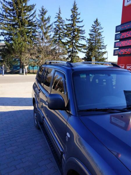 Купити Рейлінги Хром турецький дизайн (2 шт) для Mitsubishi Pajero Wagon IV