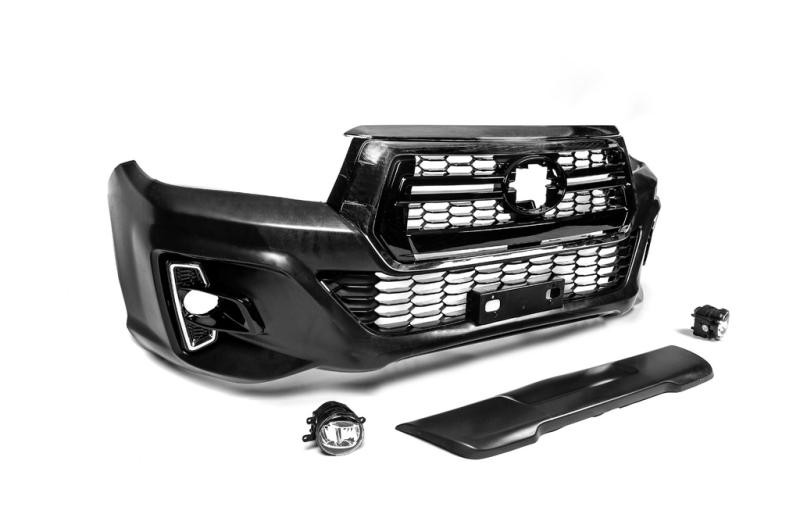 Купити Передній бампер Rocco (для 2015-2020) для Toyota Hilux 2015- рр