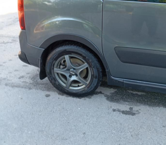 Купить Накладки на арки (4 шт, черные) 2 боковые двери, Металл для Peugeot Partner Tepee 2008-2018 гг