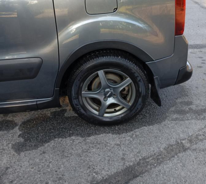 Купить Накладки на арки (4 шт, черные) 2 боковые двери, Металл для Peugeot Partner Tepee 2008-2018 гг