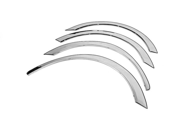 Купить Накладки на арки (4 шт, нерж) 1 боковая дверь, нержавейка для Peugeot Partner Tepee 2008-2018 гг