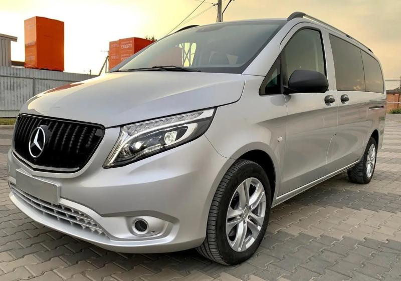 Купить Передняя решетка GT Panamericana Black (2014-2023 для Vito W447) для Mercedes Vito/V-class W447 2014- гг