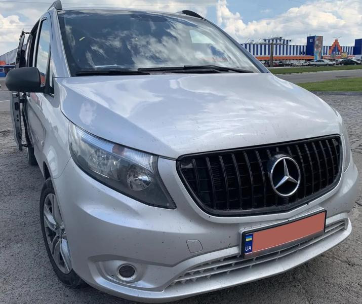 Купить Передняя решетка GT Panamericana Black (2014-2023 для Vito W447) для Mercedes Vito/V-class W447 2014- гг