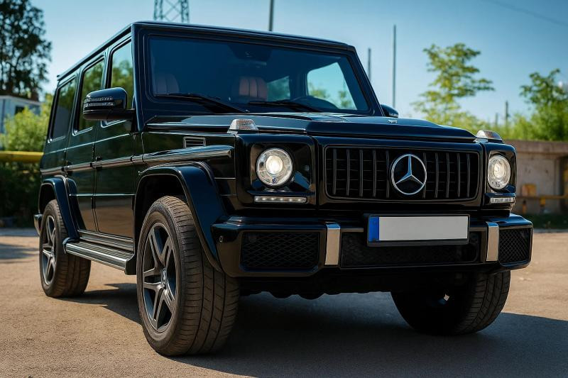 Купить Передняя решетка (GT Panamericana, без хрома) Полностью белая для Mercedes G сlass W463 1990-2018 гг