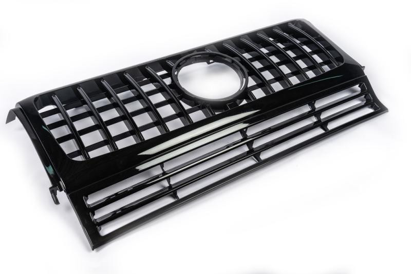 Купить Передняя решетка (GT Panamericana, без хрома) Полностью белая для Mercedes G сlass W463 1990-2018 гг