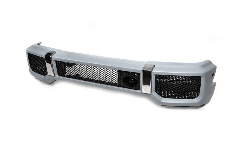 Купити Передній бампер AMG G63/G65 (в зборі) G65 (чорна сітка) для Mercedes G сlass W463 1990-2018рр