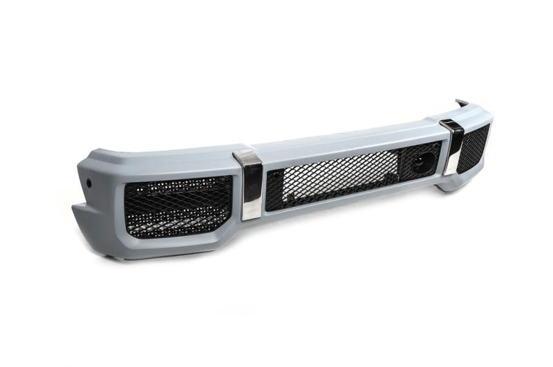 Купити Передній бампер AMG G63/G65 (в зборі) G65 (чорна сітка) для Mercedes G сlass W463 1990-2018рр