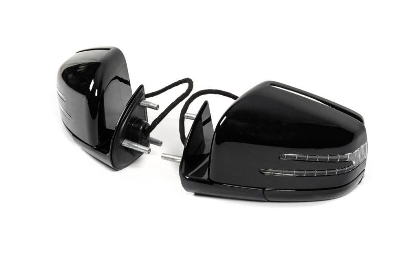 Купити Рестайлінг дзеркала (2 шт, чорні) для Mercedes ML W164