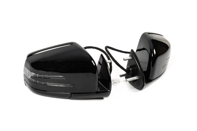 Купити Рестайлінг дзеркала (2 шт, чорні) для Mercedes ML W164