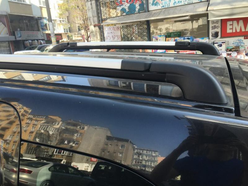 Купити Оригінальні рейлінги (з поперечками) Сірі-2025чорні для Mercedes Citan 2013-2021 рр