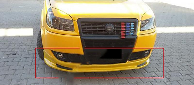 Купить Передняя нижняя накладка (под покраску) для Fiat Doblo I 2005-2010 гг