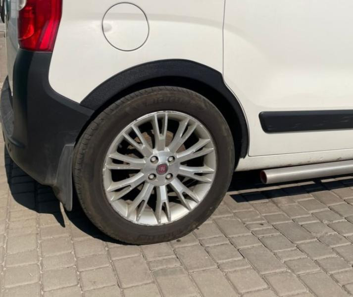 Купить Накладки на арки (4 шт, черные) 2 двери, металлические для Peugeot Bipper