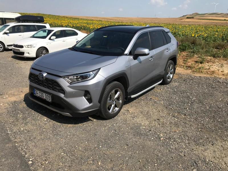 Купить Боковые пороги Fullmond (2 шт., алюминий) для Toyota Rav 4 2019- гг