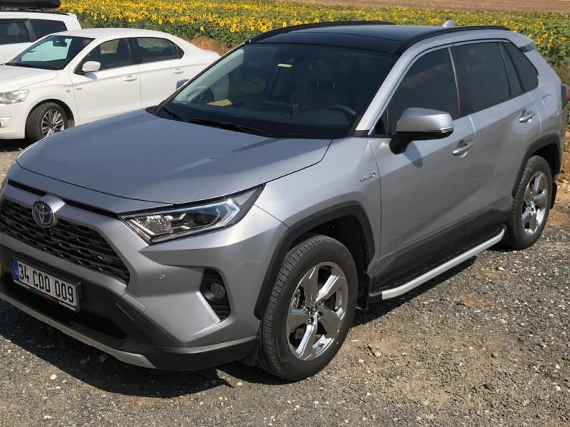 Купить Боковые пороги Fullmond (2 шт., алюминий) для Toyota Rav 4 2019- гг
