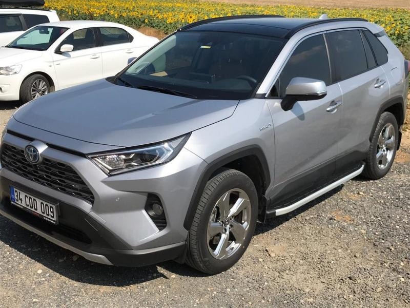 Купить Боковые пороги Fullmond (2 шт., алюминий) для Toyota Rav 4 2019- гг