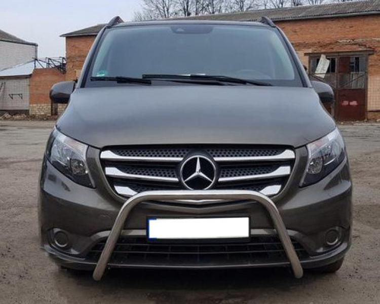 Купити Кенгурятник WT006 (нерж.) для Mercedes Vito / V-class W447 2014- рр