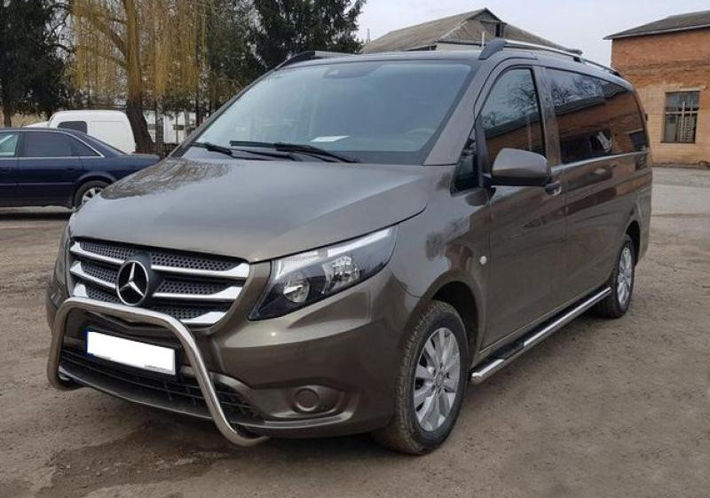 Купити Кенгурятник WT006 (нерж.) для Mercedes Vito / V-class W447 2014- рр
