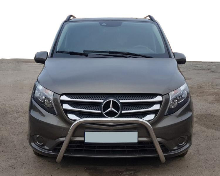 Купити Кенгурятник WT006 (нерж.) для Mercedes Vito / V-class W447 2014- рр