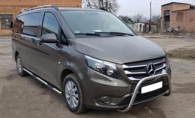 Купити Кенгурятник WT006 (нерж.) для Mercedes Vito / V-class W447 2014- рр