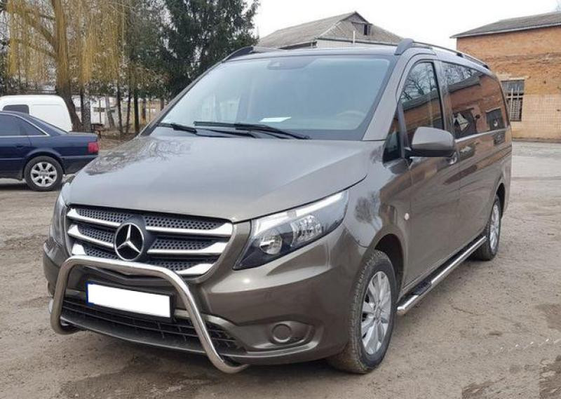 Купити Кенгурятник WT006 (нерж.) для Mercedes Vito / V-class W447 2014- рр