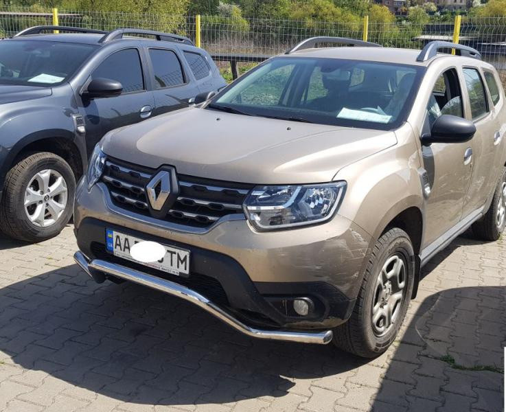 Купити Кенгурятник WT008 (нерж.) для Renault Duster 2018-2024 рр