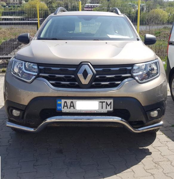 Купити Кенгурятник WT008 (нерж.) для Renault Duster 2018-2024 рр