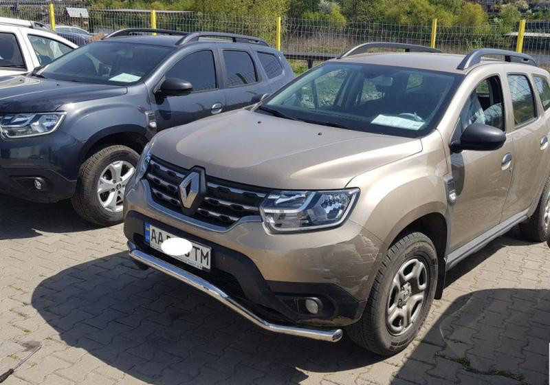 Купити Кенгурятник WT008 (нерж.) для Renault Duster 2018-2024 рр