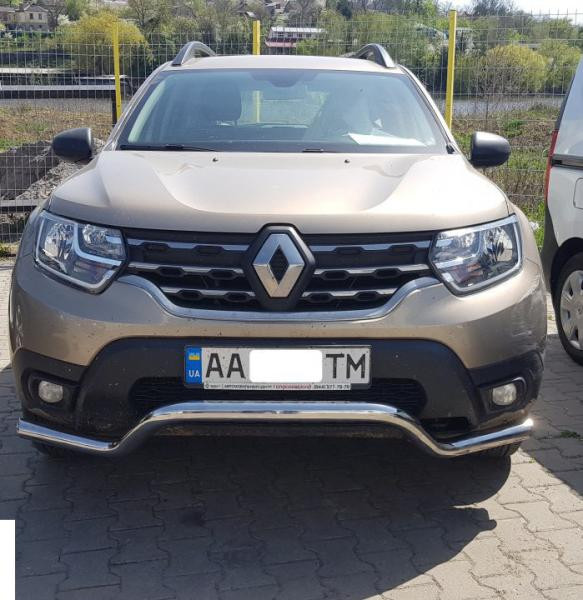 Купити Кенгурятник WT008 (нерж.) для Renault Duster 2018-2024 рр