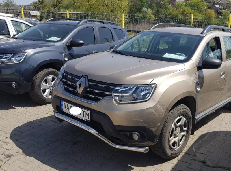 Купити Кенгурятник WT008 (нерж.) для Renault Duster 2018-2024 рр