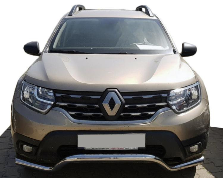 Купити Кенгурятник WT008 (нерж.) для Renault Duster 2018-2024 рр