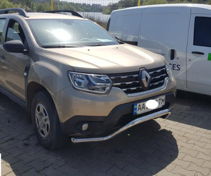 Купити Кенгурятник WT008 (нерж.) для Renault Duster 2018-2024 рр