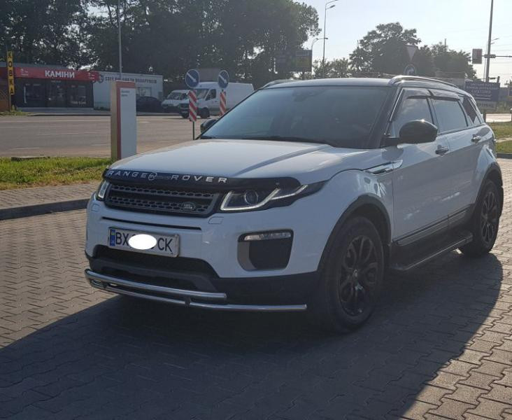 Купити Передній захист ST014-1 (нерж) для Range Rover Evoque 2012-2018 рр