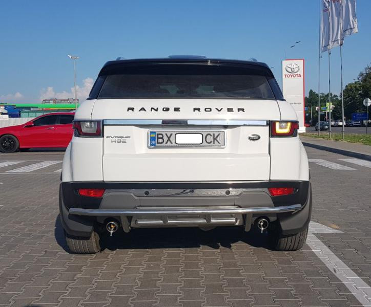 Купити Задній захист AK005-1 (нерж) для Range Rover Evoque 2012-2018 рр