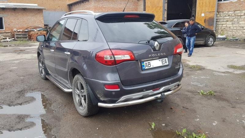 Купить Задняя дуга AK002-1 (нерж) для Renault Koleos 2008-2016 гг