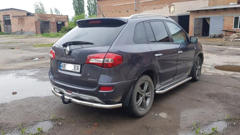 Купить Задняя дуга AK002-1 (нерж) для Renault Koleos 2008-2016 гг