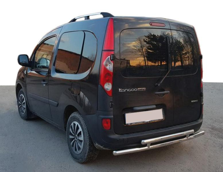 Купити Задня дуга AK002-2 (нерж.) для Renault Kangoo 2008-2020 рр