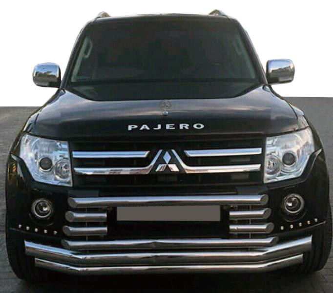 Купить Передняя защита ST015-9 (нерж.) для Mitsubishi Pajero Wagon IV