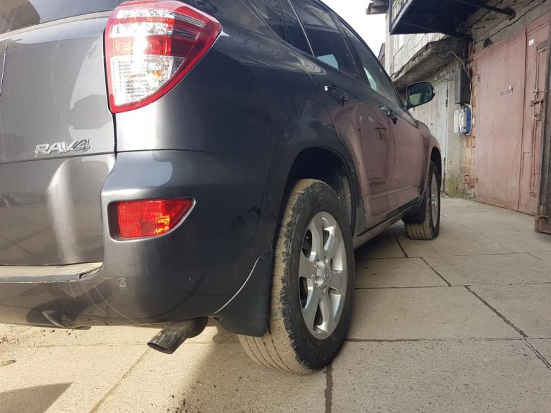 Купить Комплект оригинальных брызговиков (без расширителей, 4 шт) для Toyota Rav 4 2006-2013 гг