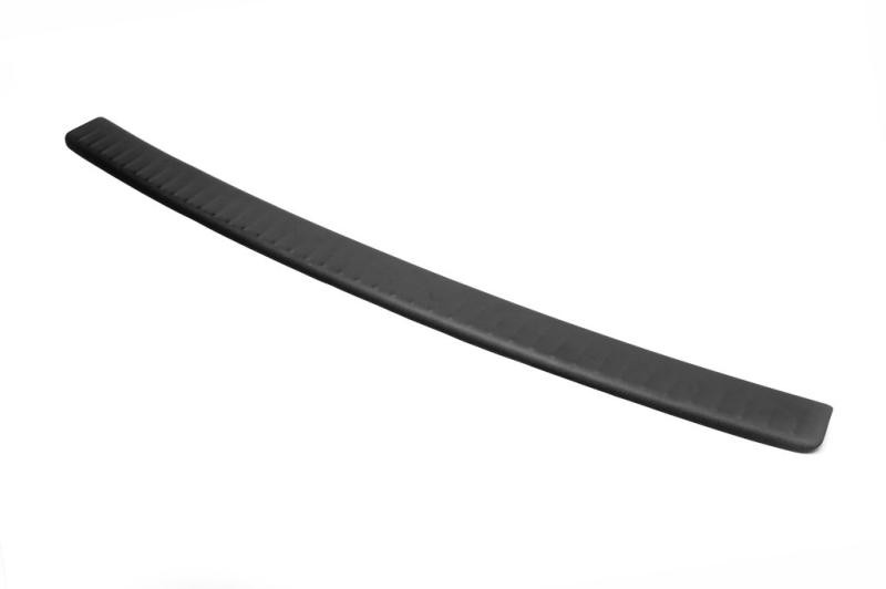 Купить Накладка на задний бампер с загибом (ABS-пластик) Матовая для Volkswagen T5 Multivan 2003-2010 гг