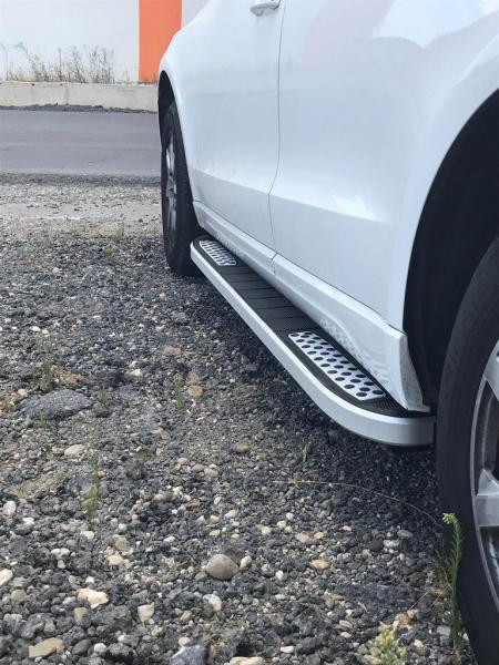 Купить Боковые пороги Tayga V2 (2 шт., алюминий) для Mercedes GL сlass X164