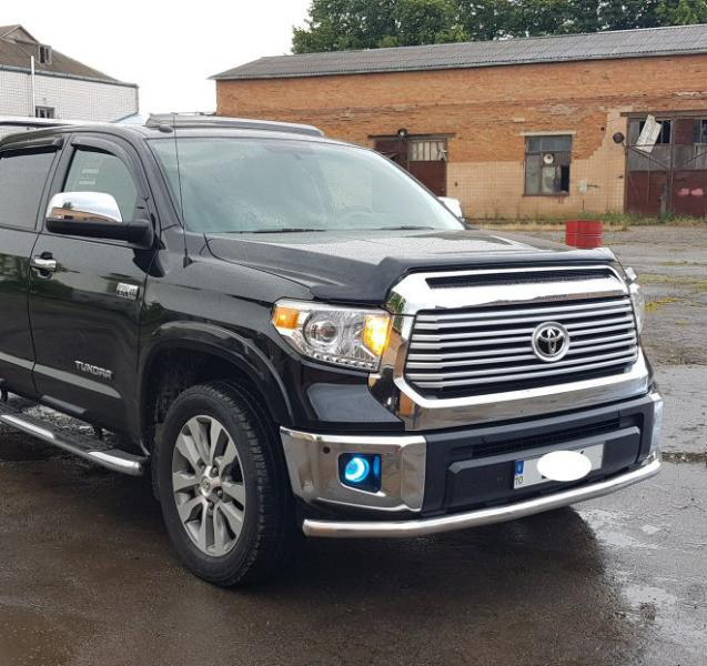 Купить Передняя защита ST008 (нерж) для Toyota Tundra 2007-2021 гг
