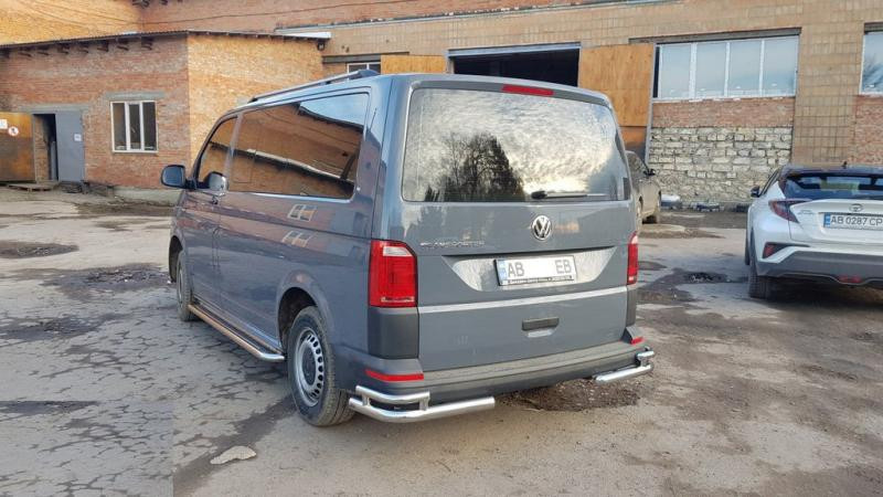 Купити Задні куточки AK003-Double (2 шт., нерж) для Volkswagen T6