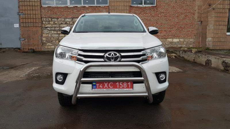 Купить Кенгурятник WT007 (нерж) для Toyota Hilux 2015- гг