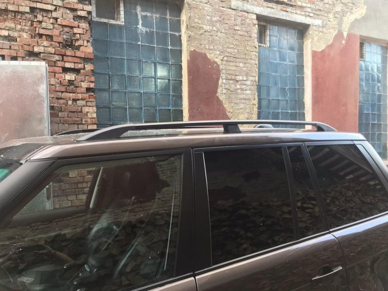 Купити Алюмінієві рейлінги (Чорні) для Range Rover III L322 2002-2012 рр