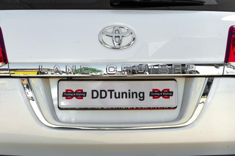 Купити Підставка під номер стандарт Біла для Toyota Land Cruiser 200