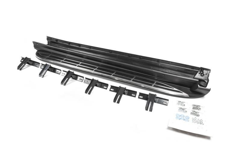 Купить Боковые пороги OEM V1A (2 шт, алюминий) для Toyota Rav 4 2019- гг