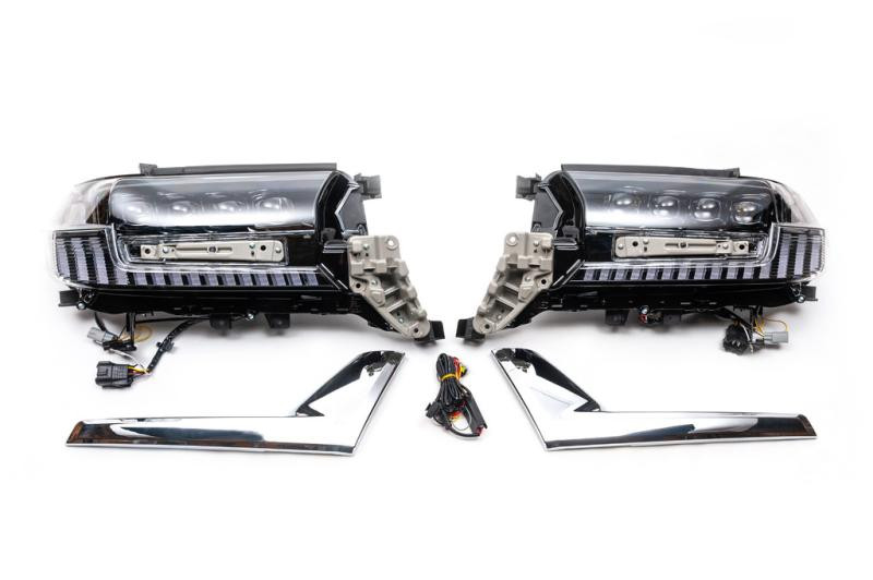 Купить Передние фары 2016-2025 (Bugatti) для Toyota Land Cruiser 200