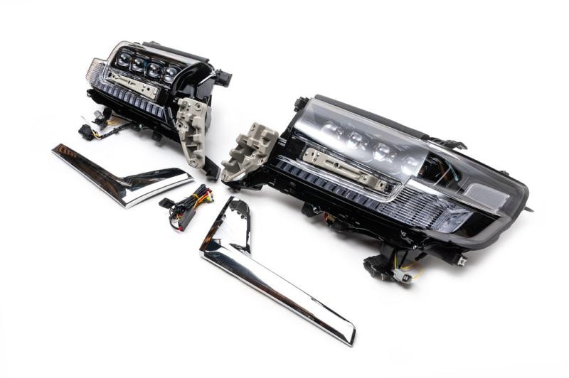 Купить Передние фары 2016-2025 (Bugatti) для Toyota Land Cruiser 200