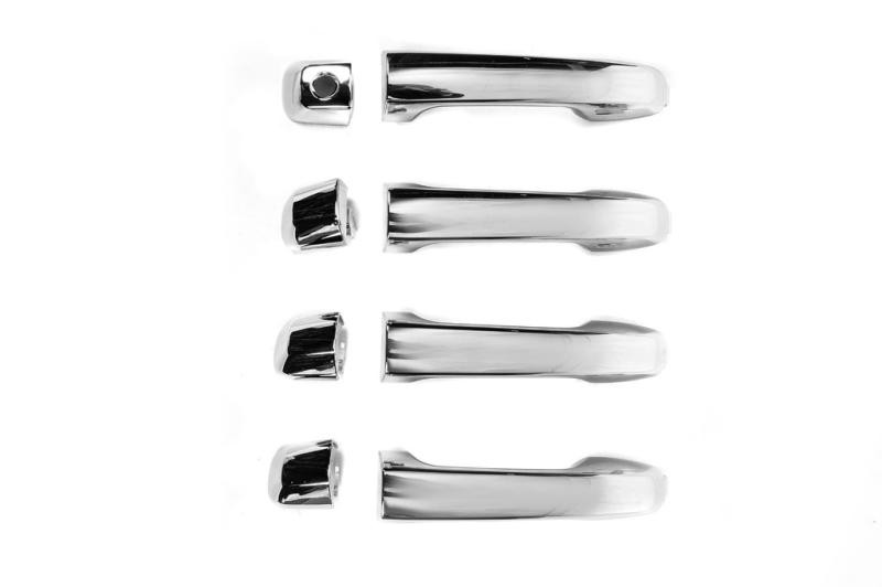 Купить Дверные ручки в сборе 2015-2025 (Хром, 4 шт) для Toyota Land Cruiser Prado 150